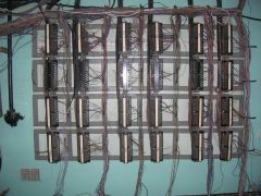 Cable chamber condition before refurbishment